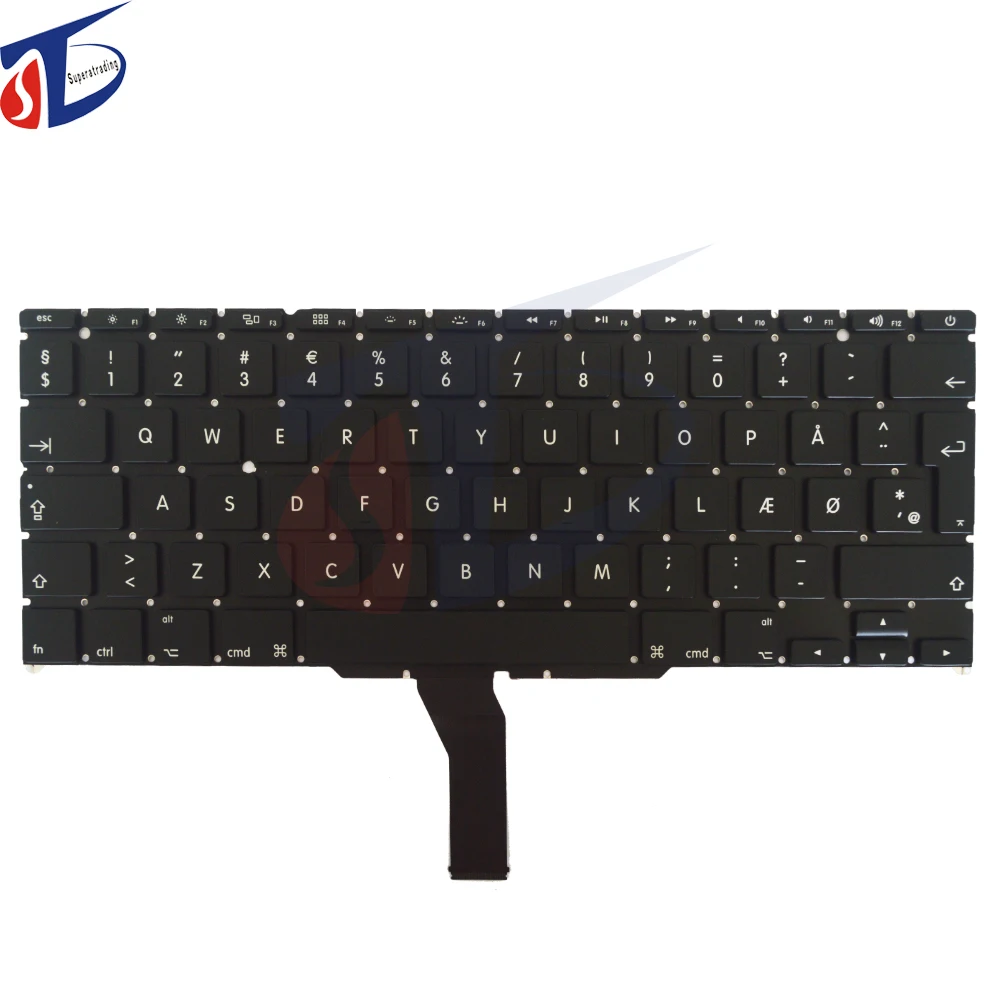 New DK Denmark keyboard for font b Macbook b font Air 11 A1370 A1465 Danmark Danish