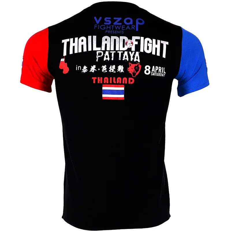 Футболка Muay Thai Wulin пуловер для занятий фитнесом ММА муай тай|Майки бокса| |
