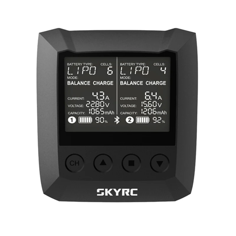 SKYRC B6 Nano DUO 2X100 W 15A AC bluetooth Smart Батарея Зарядное устройство Dis Зарядное устройство Поддержка небо Зарядное устройство приложение