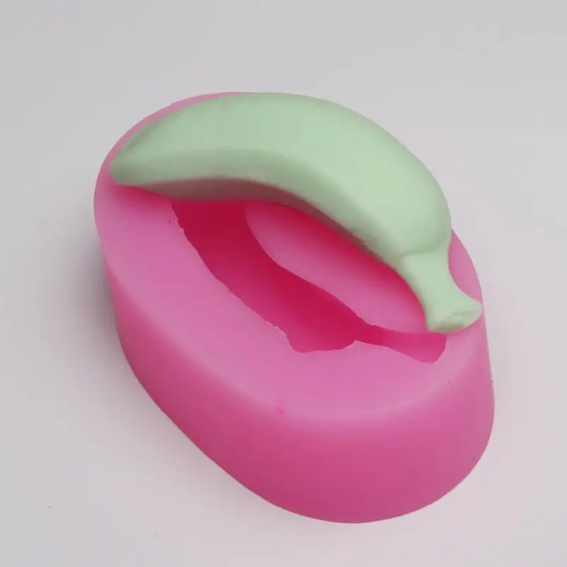 

Fruit Shape banana fudge silicone mold soap candle mould
