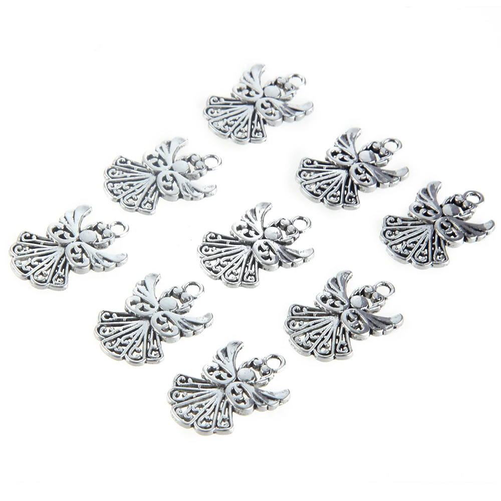 

20pcs Charms Prayer Angel 20*14mm Vintage Tibetan Silver Making pendant fit DIY bracelet necklace Accessories