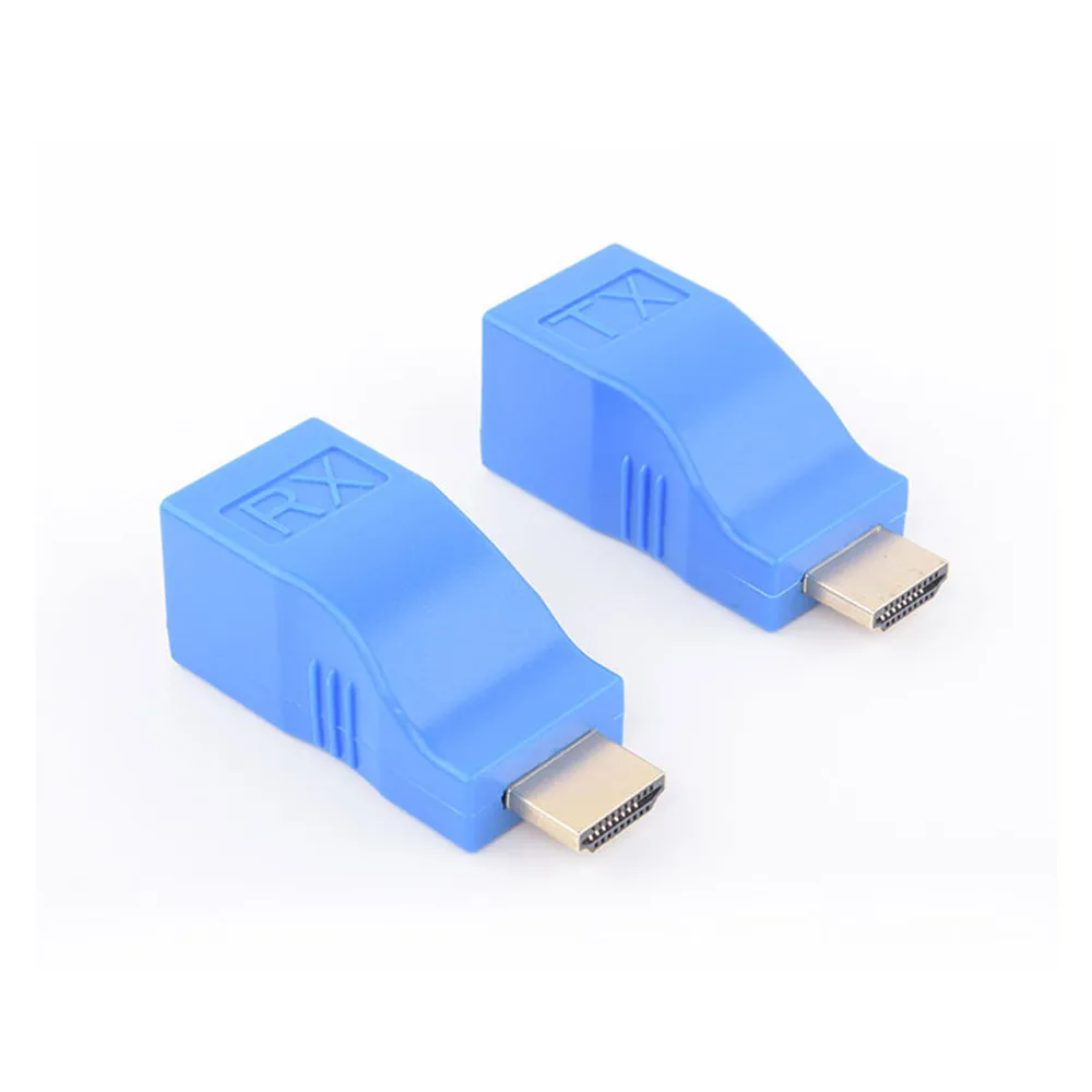 

HDMI Extender Network rj45 Line Ssignal Amplification Transmitter 30 Meters Cable to hdmi HD