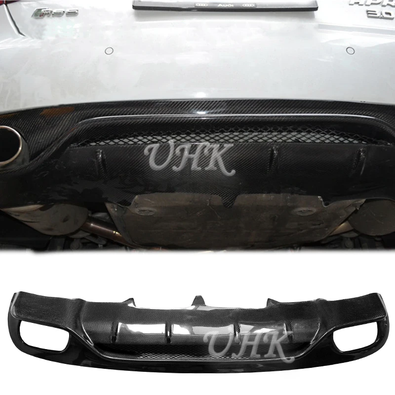 UHK для Audi 2009-2012 A4L B8 ABT Стиль заднего бампера для губ Диффузор протектор Splitter стайлинга автомобилей гонки аксессуары обвес
