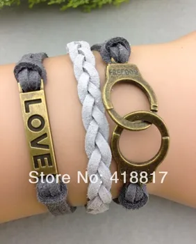 

handcuffs LOVE boyfriend girlfriend gifts bracelet