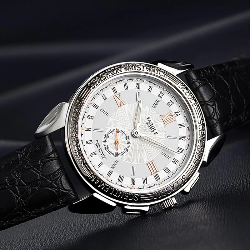 

New Mens Watches Top Brand Luxury Leather Waterproof Analog Quartz Clock Male Wrist Watch For Men Retro Relogio Masculino 2019