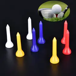 100 шт. 36 мм Профессиональный Пластик мяч Гольф футболка спорт на открытом воздухе Футболки для девочек случайный цвет