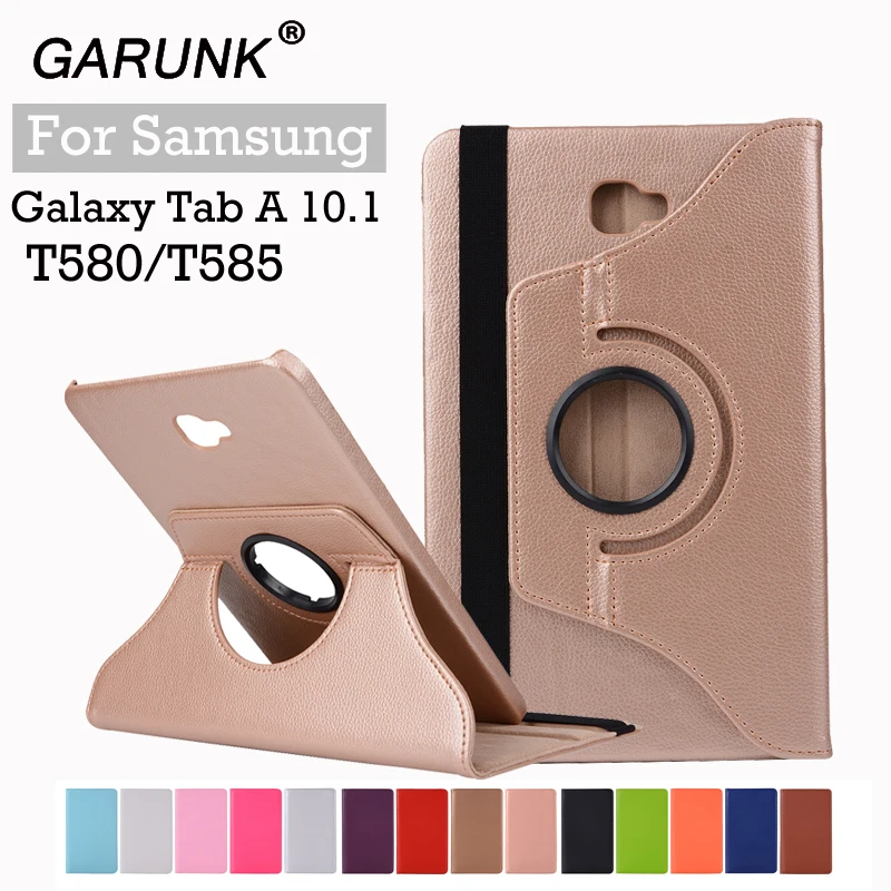Чехол-книжка Garunk из искусственной кожи с поворотом на 360 градусов для Samsung Galaxy Tab A