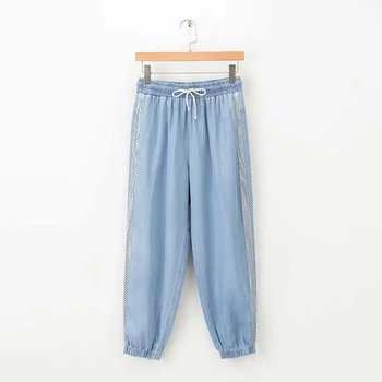 

Plus Size 5XL Women Pants Korean Loose Casual Ankle Trousers