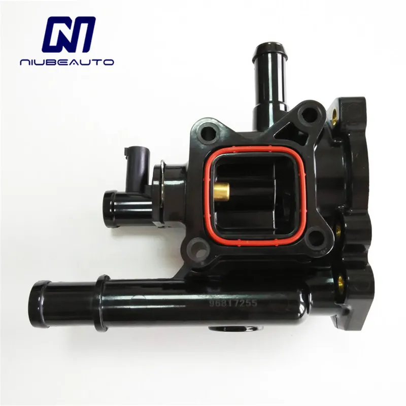 Original Engine Cooling Thermostat Housing Cover With High Quality Water Temp Sensor  for Cruze Astra Zafira 96984103 96817255 3