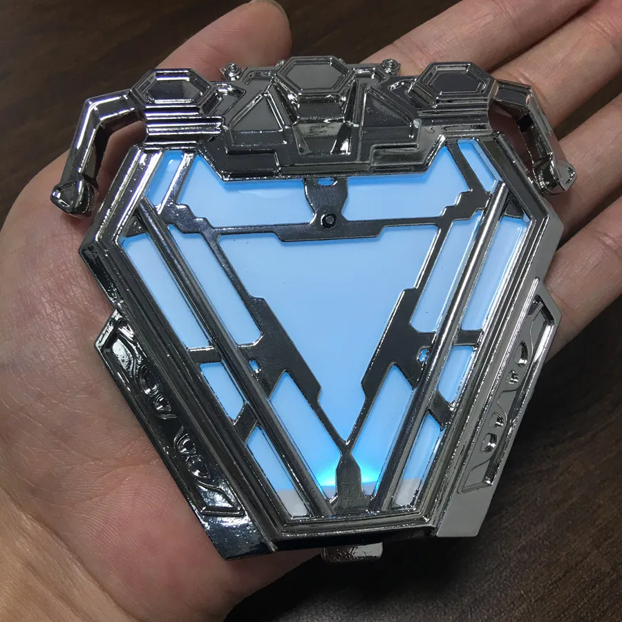 1:1 весы Железный человек Mark 50 MK50 нано костюм Armor Arc Reactor светодиодный светильник