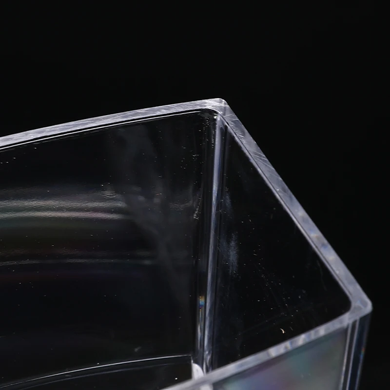 Transparent Acrylic Cotton Swab Sticks Holder Storage Box Makeup Organizer Case Portable Cotton Pads Container