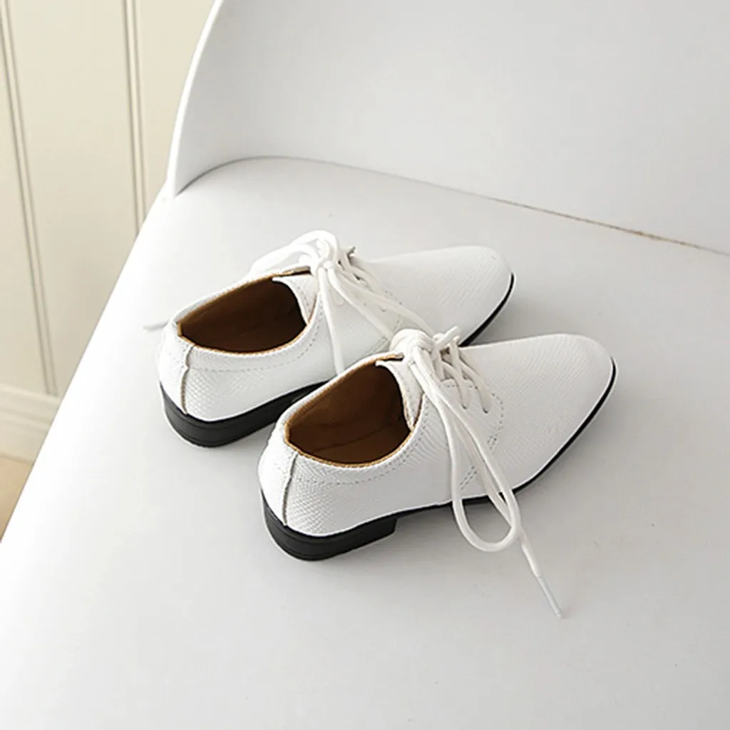 Новые детские Свадебные модельные туфли из натуральной кожи для мальчиков, брендовые Детские черные свадебные туфли, официальные кроссовки на танкетке для мальчиков 21-36