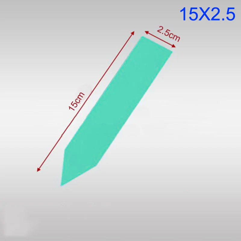 100 шт. маркер для растений пластиковый сад Садоводство этикетка завод цветок детская маркер метки рукописные толстые красочные маркеры - Цвет: Green