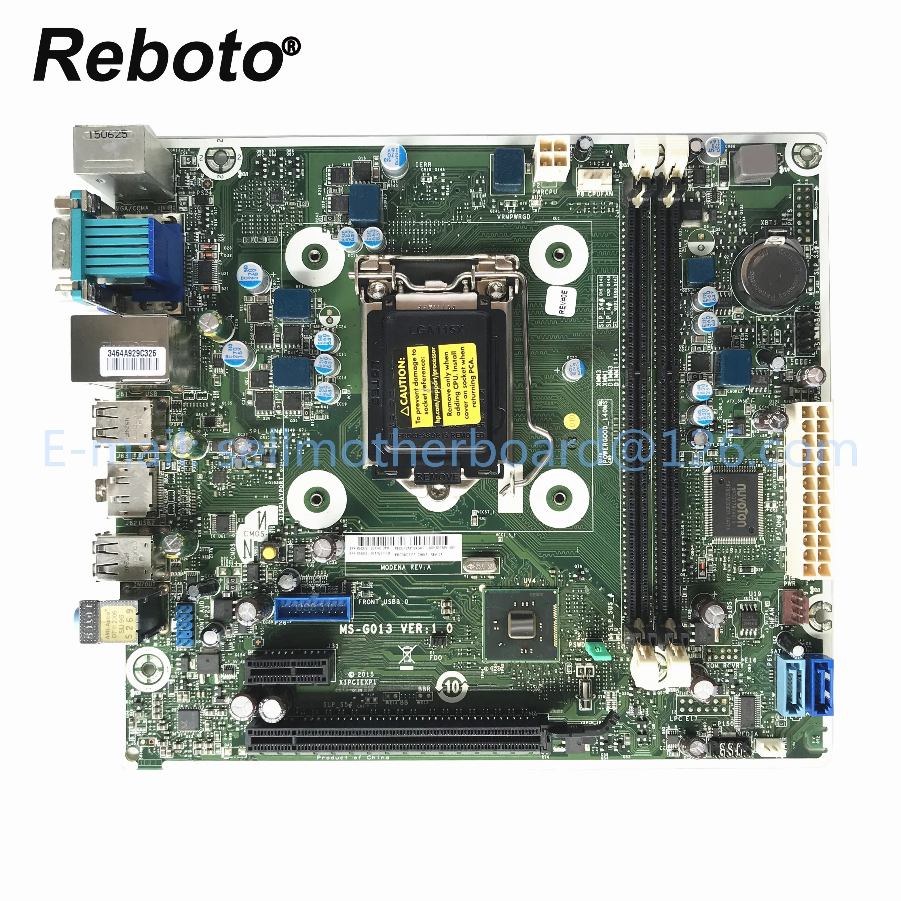 SZWXZY для HP 400 G2 SFF настольная материнская плата MS-G013 H81 804372-001 804372-601 803189-001 MB 100%