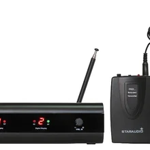 STARAUDIO SMVB-2001A+ B Pro 2CH двойная черная Беспроводная VHF гарнитура и портативная микрофонная система Mic