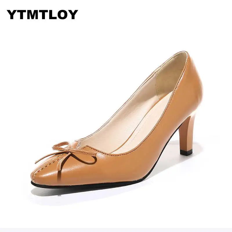 

2019 Women Sandals High Heels Summer Shoes Gladiator Block Pearl Strap Pumps Chunky Zapatillas Mujer Wedding Butterfly-knot