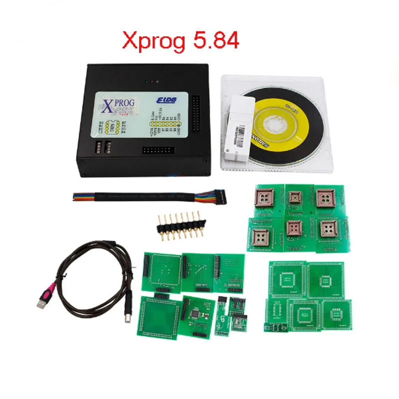 Новинка 2019 XPROG V5.55 V5.70 V5.74 V5.84 черная металлическая коробка лучше M V5.72 V5.75 интерфейс