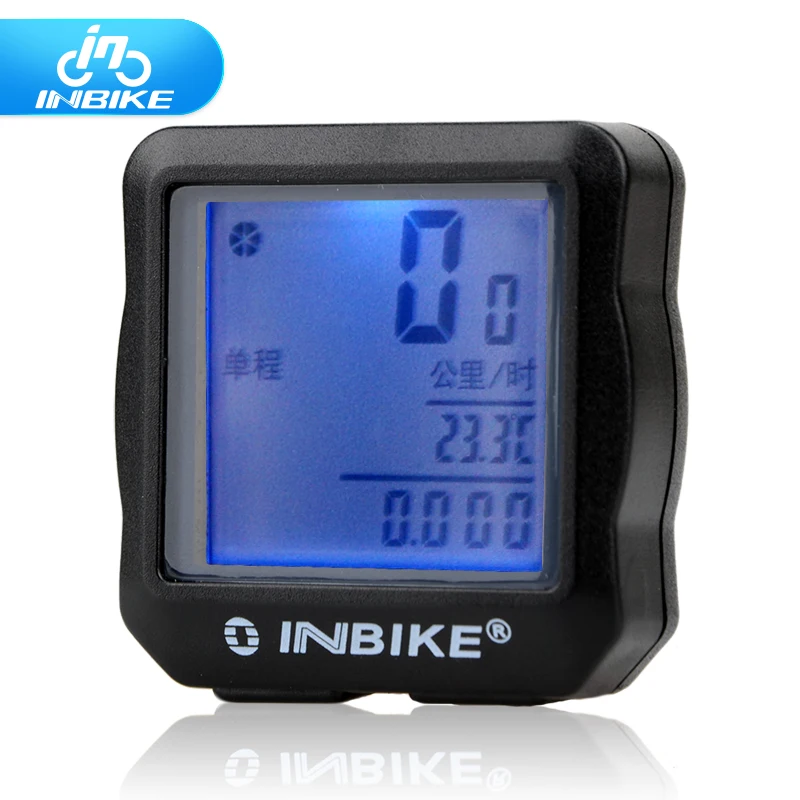Проводной велосипедный компьютер INBIKE водонепроницаемый Спидометр с подсветкой