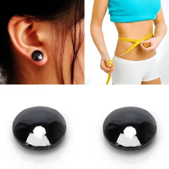 

Good Healthy 1/4/6/10Pairs Weight Loss Earring Bio Magnetic Slimming Stimulating Acupoints Health Acupressure