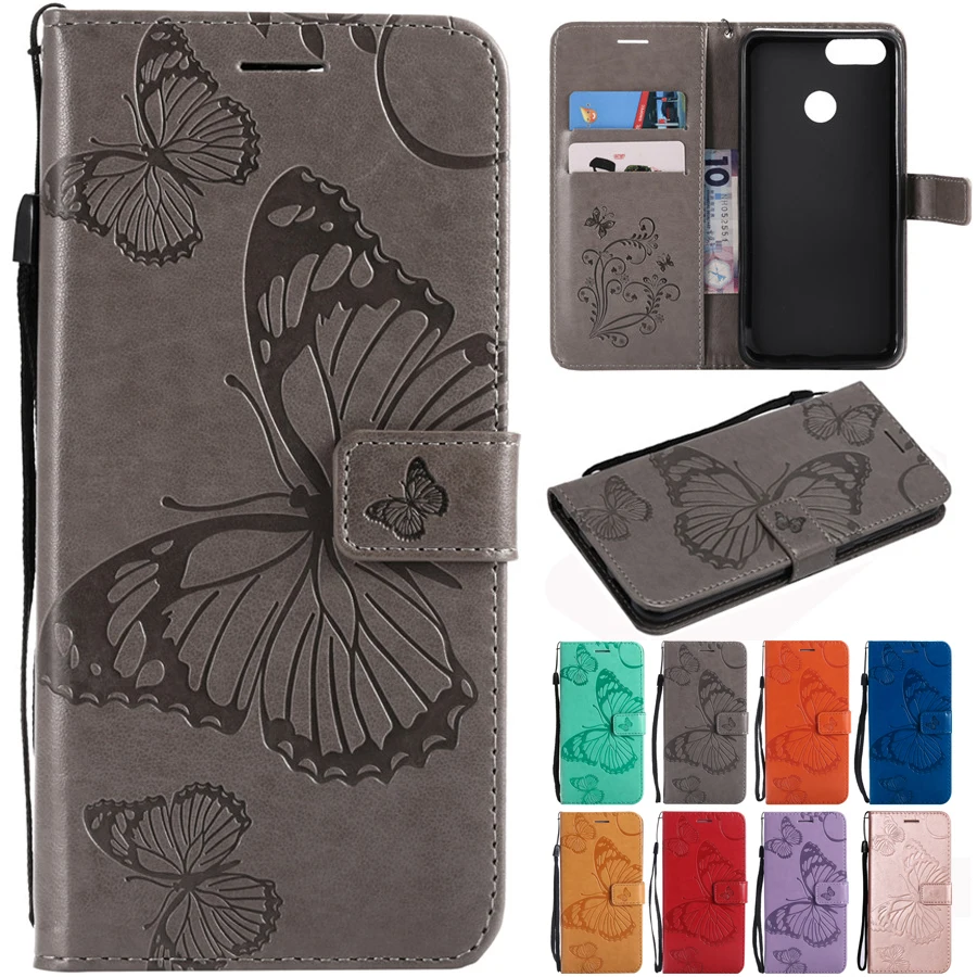 

Huawei P Smart Case on for Fundas Huawei P Smart Case Leather Cover for Capa Huawei Enjoy 7S Wallet Flip Magnetic Phone Cases