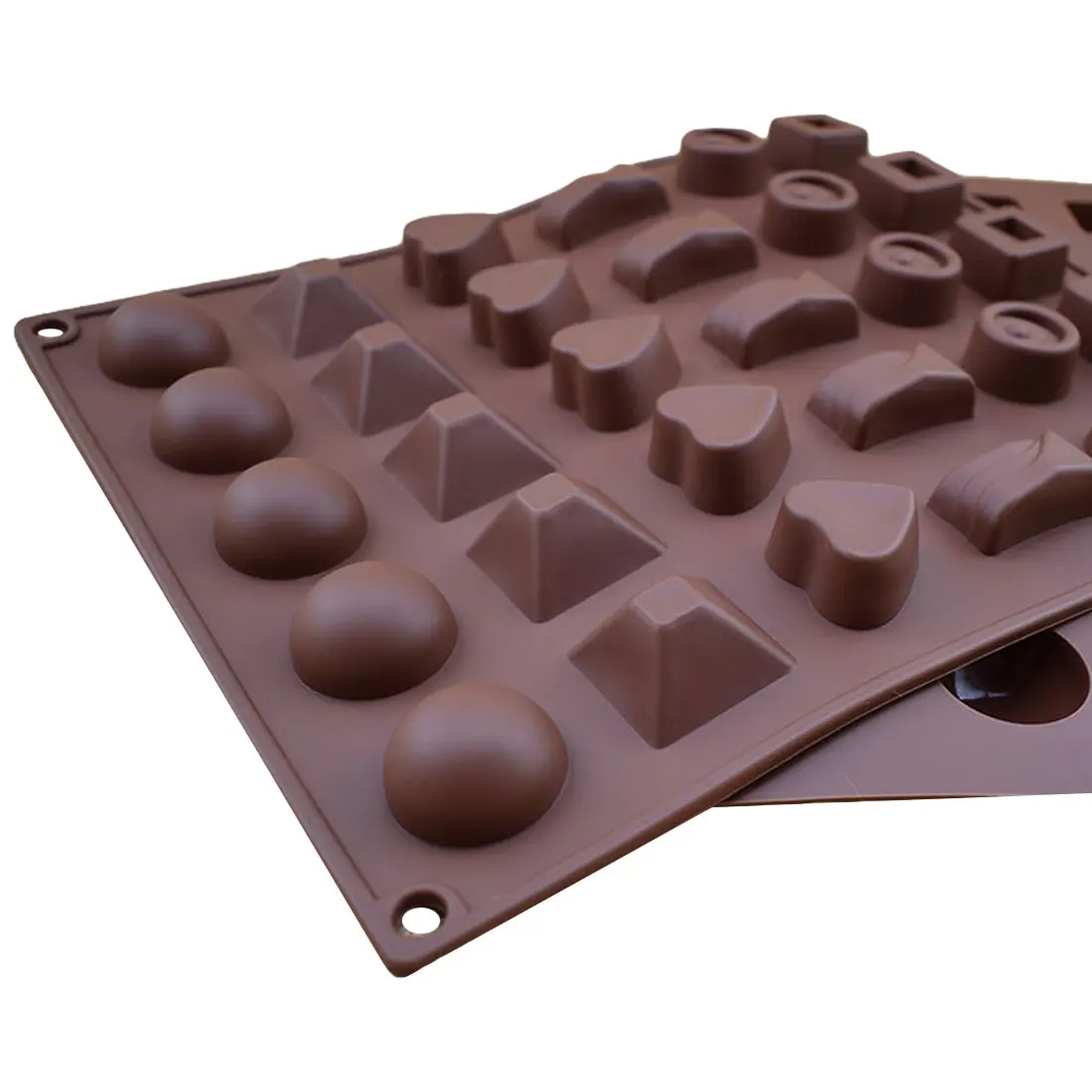 Fondant Molds 30 Grid Chocolate Mold Silicone Mold DIY Candy Bar Mould Cake Decoration Tools Kitchen Baking Accessories