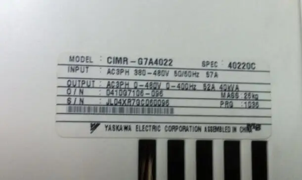 Конвертер G7 380 В 22kw cimr-g7a4022, используется один, 90% появление новых, 3 месяца гарантии, быстрее доставка
