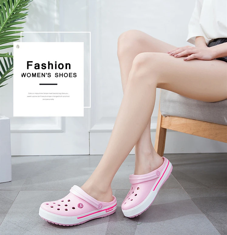2019 Women Men Beach Shoes Sandals Home Slippers Outdoor Summer Sea Aqua Shoes Croc Wading Sneaker Leisure Shoes