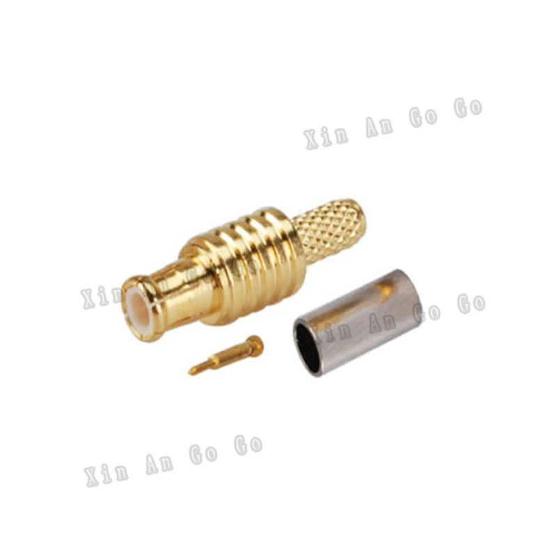 

MCX male crimp RF connector MCX male crimp Plug for RG316 RG174 LMR100 coaxial cable fast ship