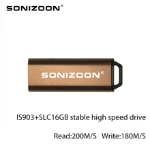 SONIZOON XEZUSB3.0009 нажмите и тяните USB3.0 накопитель USB флэш-накопитель is903 схема ofSLC16GB стабильная высокая скорость memoriaast