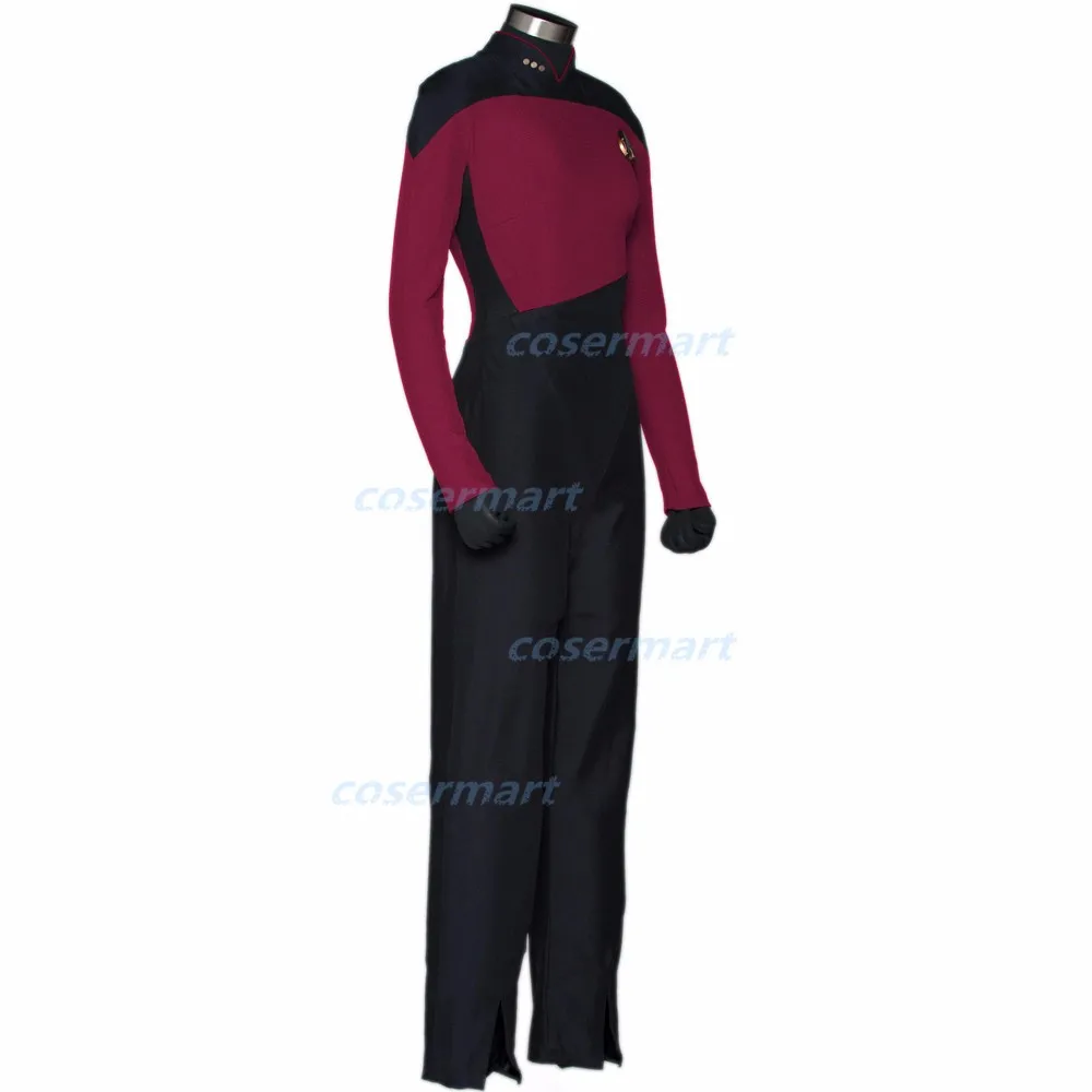Star Trek Jumpsuit Cosplay Costume Red Blue Yellow Halloween Uniform For Women Men (12)