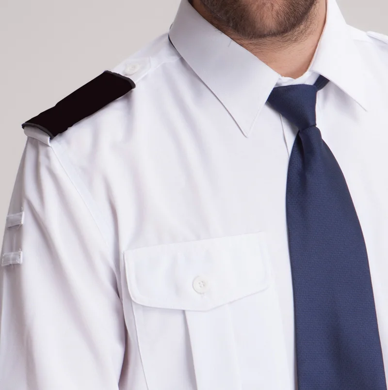 Hotel Doormen Staff Work Wear Mens Long Sleeve White Security Uniform UK Male Stylish Work Uniforms Shirt as Gifts Free Shipping