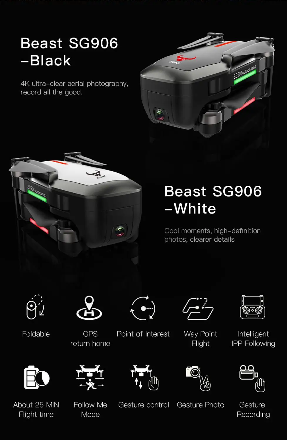 С камерой hd rc вертолет SG906 Дрон GPS 5G wifi FPV 4 K камера бесщеточный селфи складной Радиоуправляемый Дрон