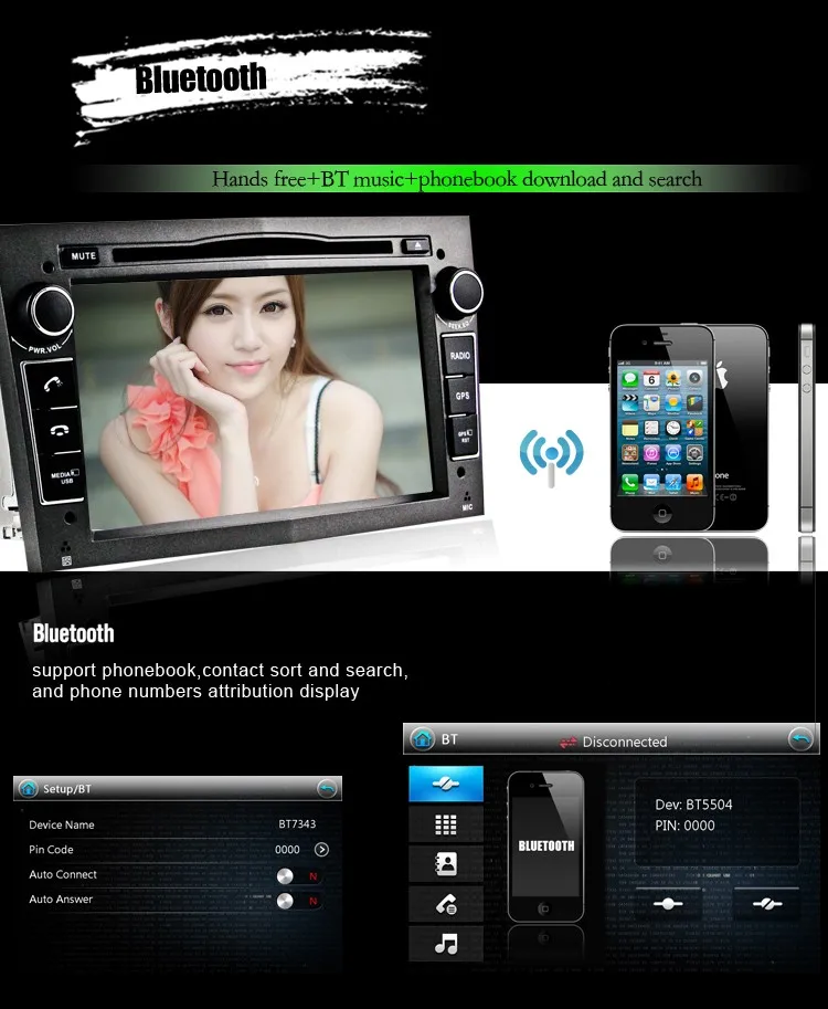Cheap Eunavi new 2 Din Car DVD For Opel Astra Vectra Corsa Meriva Zafira with GPS Navi Bluetooth Radio RDS 3g USB SD Canbus Map gift 6