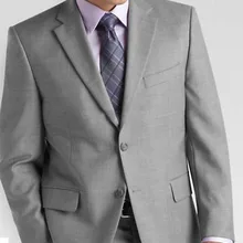 На заказ в приспособленное мужскую заказ бизнес / курение мужчин костюм, ближний серый костюм темно-серый нагрудные+ краю кармана( куртка+ брюки+ галстук