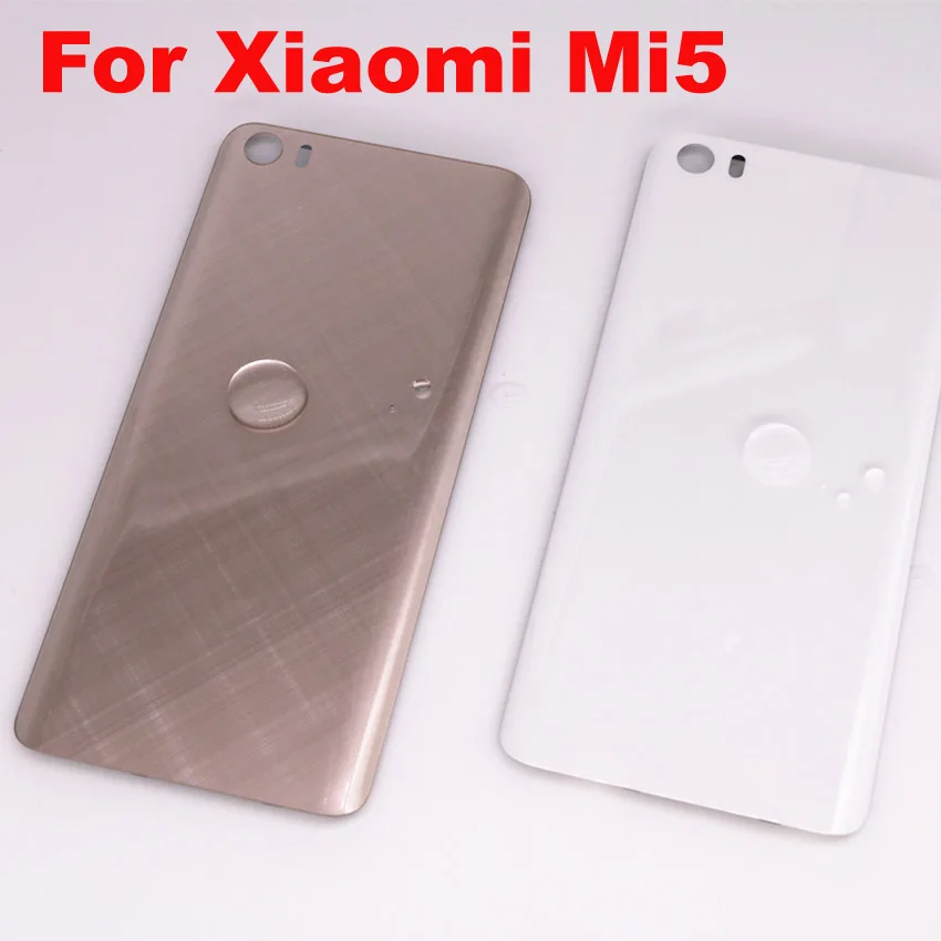 

LTPro Original 3D glass with logo Back Cover For Xiaomi Mi5 M5 Housing panel Battery Door For Xiaomi Mi 5 Battery Back Cover