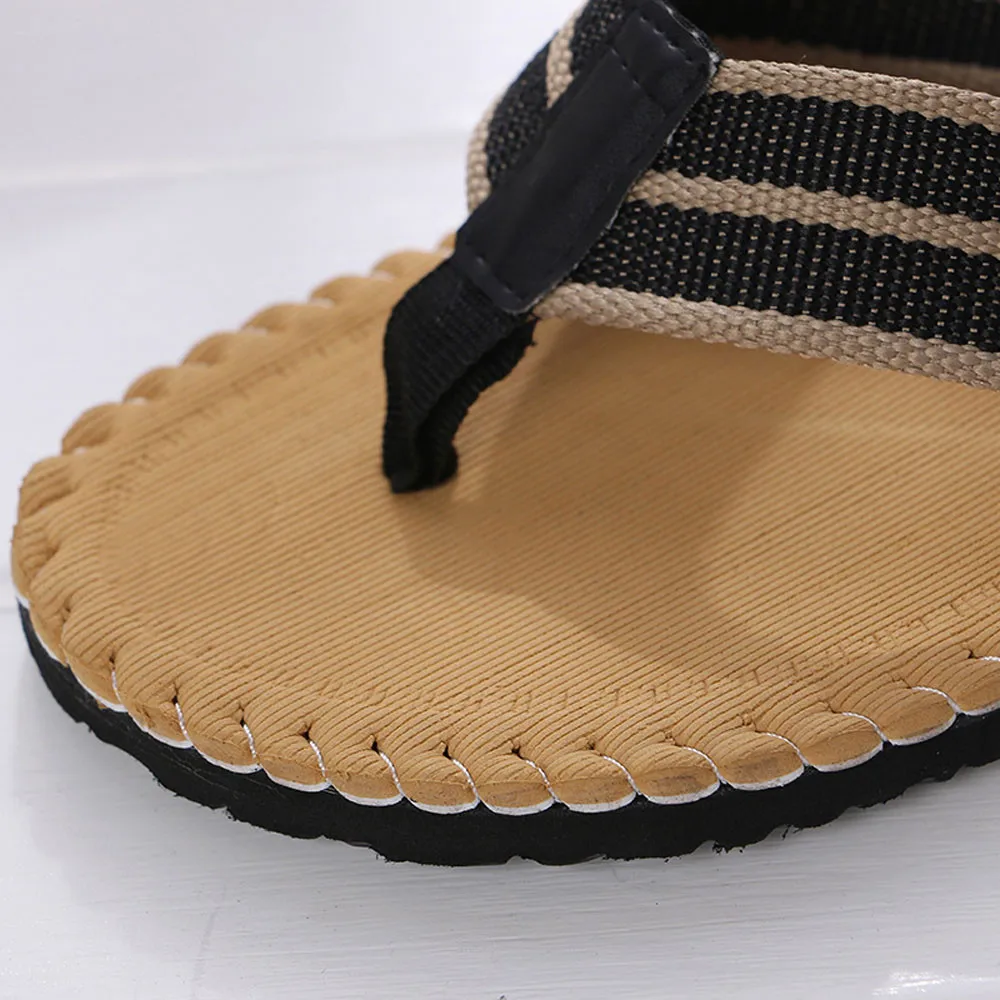 SAGACE/Коллекция года; мужские Вьетнамки; летние пляжные сандалии; шлепанцы; пляжные Нескользящие мужские повседневные тапочки; удобная обувь на плоской подошве