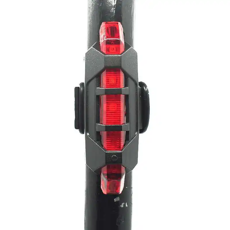 Cheap WasaFire Portable USB Rechargeable Bike Bicycle Tail Rear Safety Warning Light Taillight Lamp Super Bright bike accessories 11
