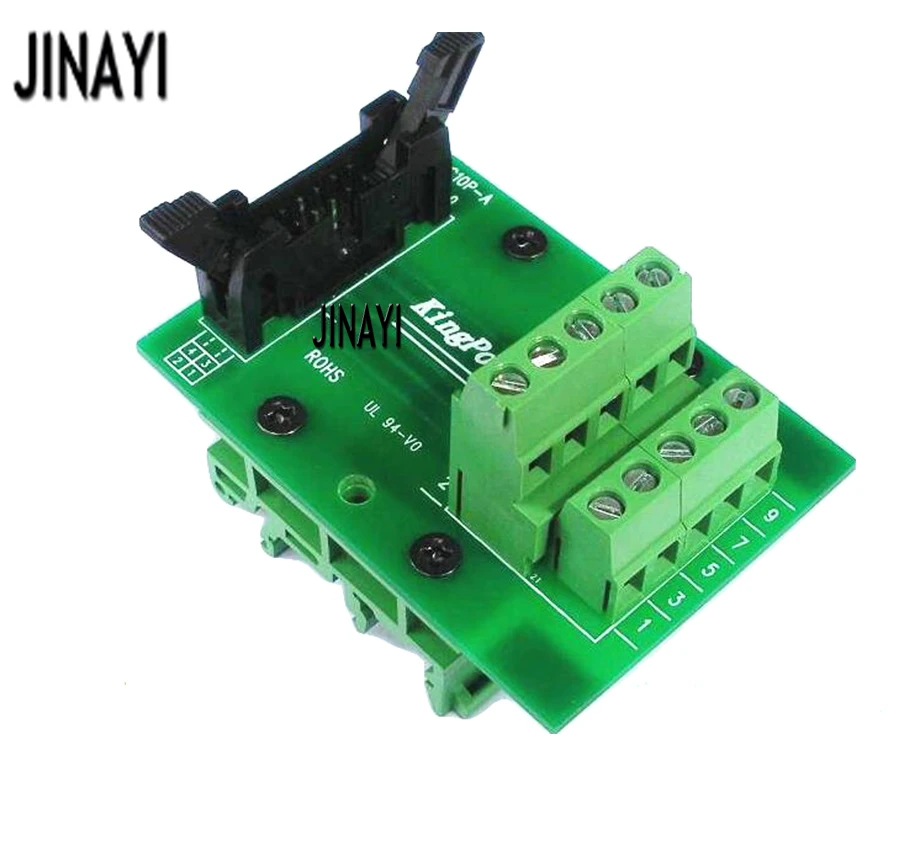 IDC 10-контактный разъем IDC10P Штекерный клеммный блок прерыватель PLC релейные клеммы