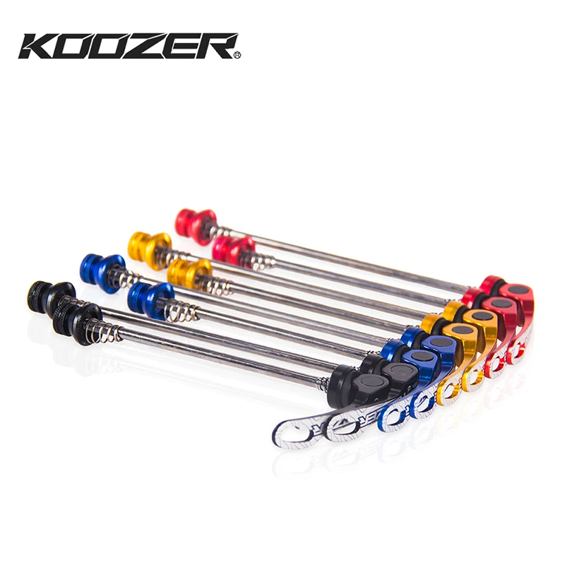 Koozer QR 249 Quick Release для горного велосипеда MTB, втулки, рычаг, передний, задний, 100 мм, 135 мм, 130 мм, ультра-светильник, колеса, велосипедные шампуры