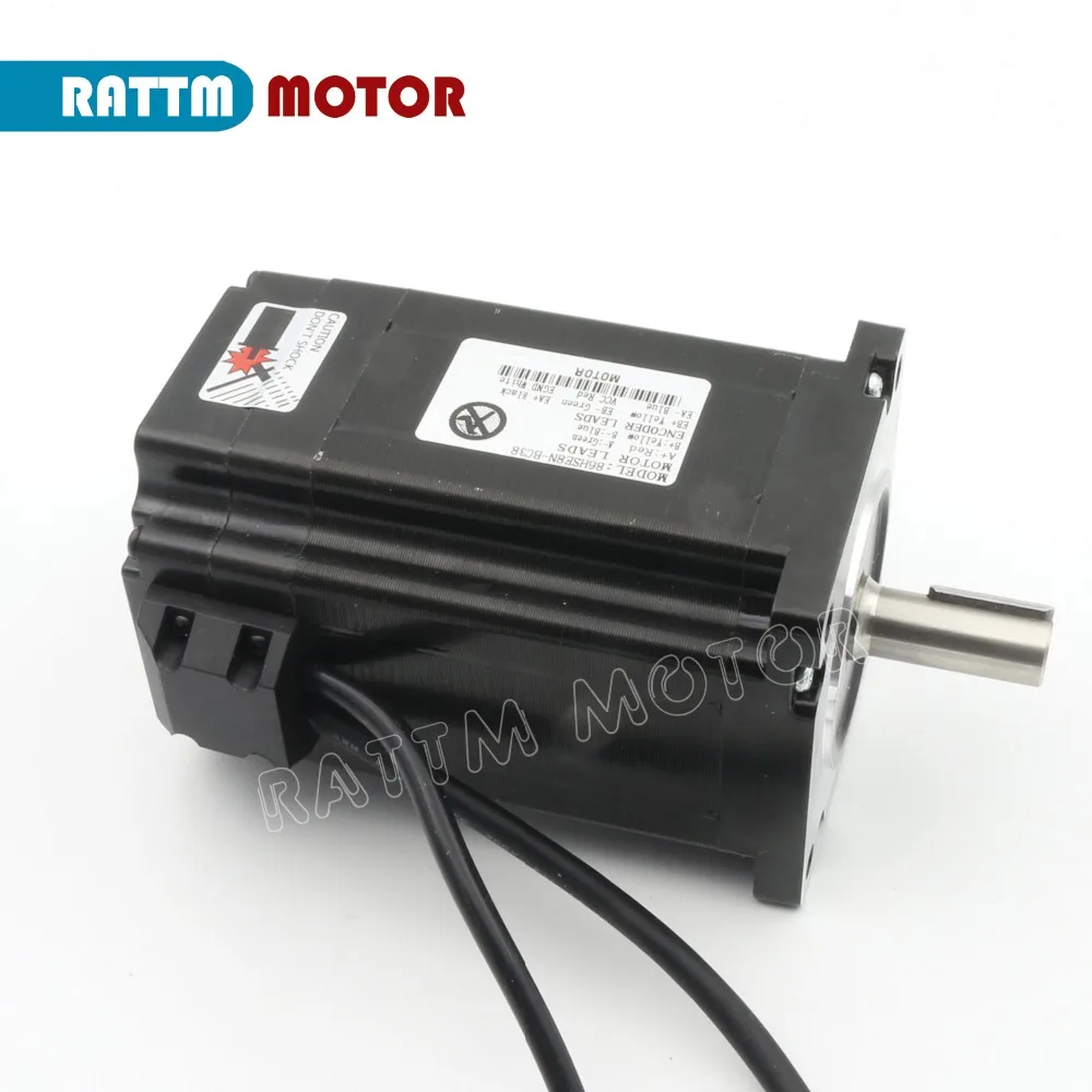 Серводвигатель с замкнутым контуром Nema34 8 нм бесплатным НДС для ЕС|closed loop|cnc controller