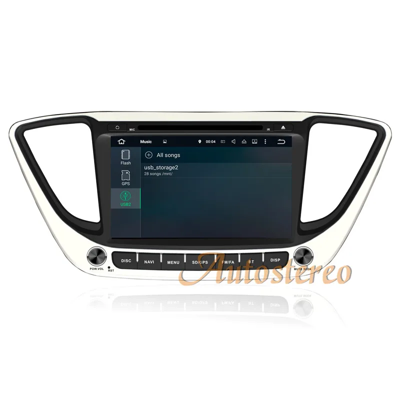 Best Android6.0 7.1 Car CD DVD Player GPS Navigation for Hyundai Verna 2016 2017 Radio Audio multimedia Player Autostereo Satnav 13
