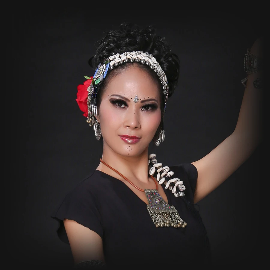 

Women Belly Dance Ats Tribal Hair Accessories Vintage Jewelry Women Headpiece Head Chains Gypsy Dance