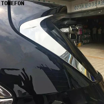 TOMEFON ためトヨタハイランダークルーガー XU50 2014 2015 2016 2017 ABS クロームリアテール三角形トリム