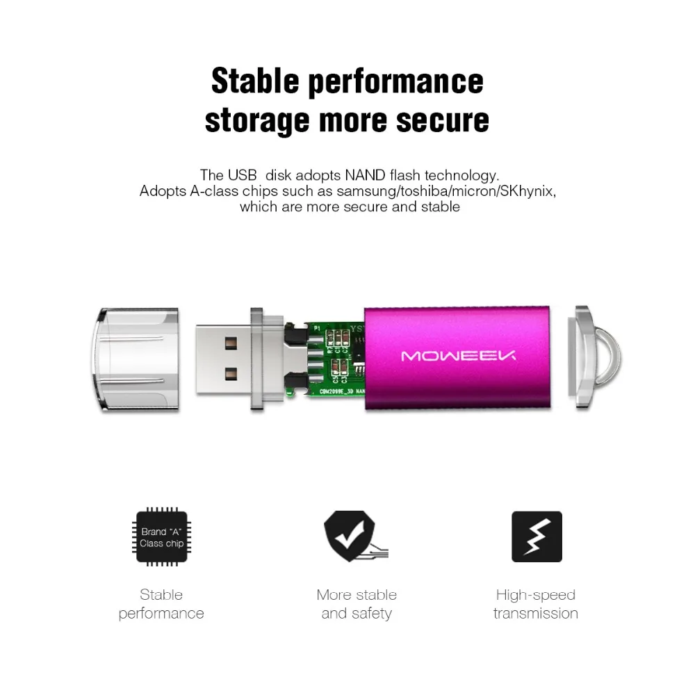 Moweek мини флешка цветной USB 2 0 карта памяти 4 ГБ 8 16 32 usb флэш 64 128 водонепроницаемый u