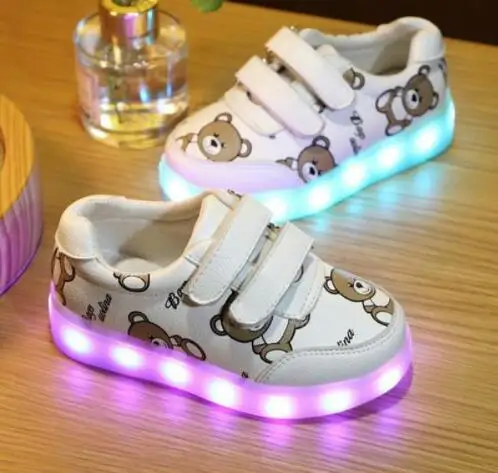 Детские светящиеся кроссовки для девочек, usb зарядка, корзина, светодиодная детская обувь для малышей, светильник, повседневная обувь для мальчиков, светильник на подошве