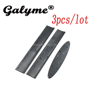 

3Pcs/lot Black Color Hard Drive HDD Bay Door Cover Fit For PS3 4000 Console Front Housing Game Case Left Right Faceplate Panel
