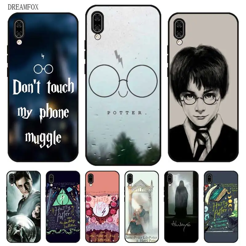 

P087 Harry Potter Unique Black Silicone Case Cover For Huawei Honor 8C 8X 9 10 20i V10 V20 Note10 Max Lite Magic2