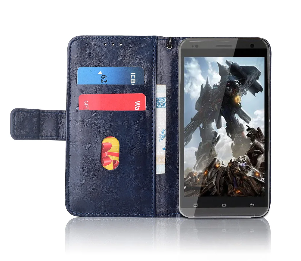 Кожаный чехол книжка для VKworld VK700 pro Fundas с цветочным принтом 100% специальный