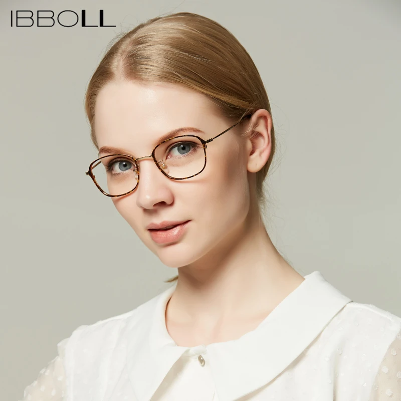 Ibboll ретро оптические оправы для глаз женщин прозрачные очки Роскошные женские