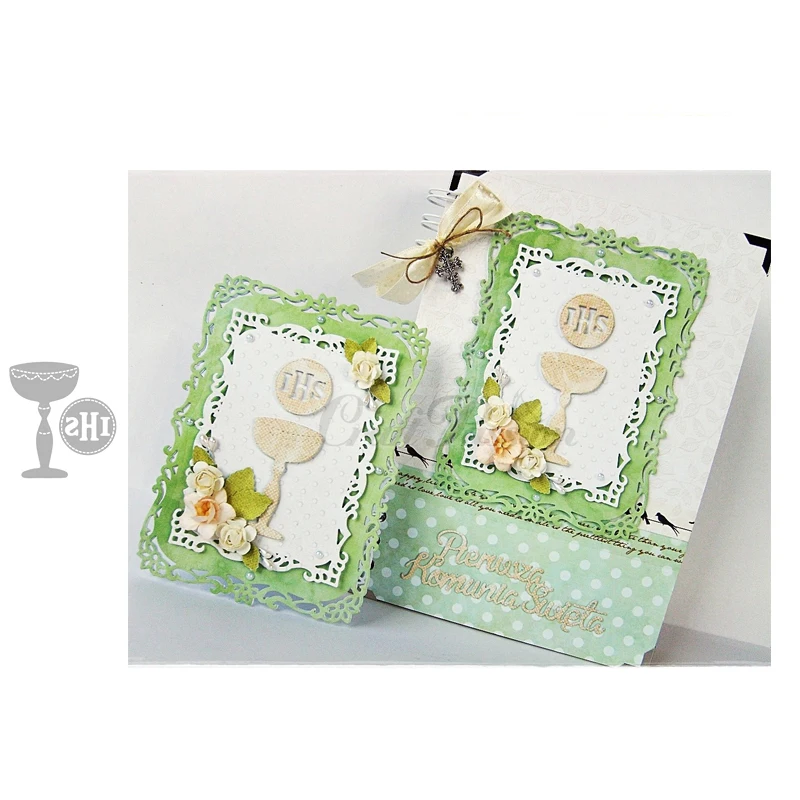 Mmao Crafts Металлические Стальные режущие штампы Новинка 2019 IHS трафарет для букв и